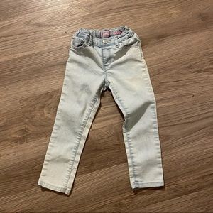 Children’s Place 4T Girls Skinny jeans — white wash Good used condition